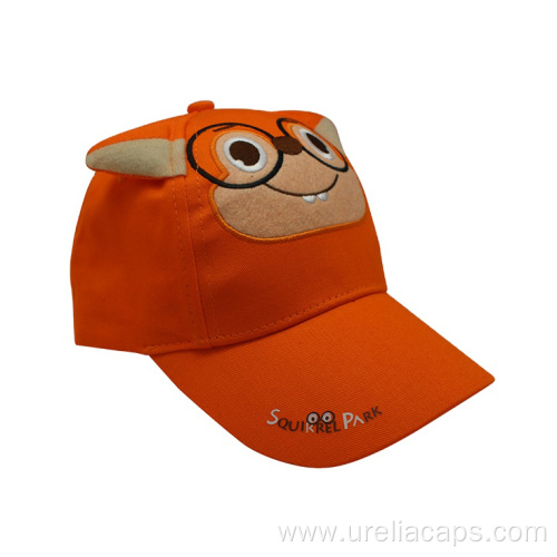 Funny children cap with decoration